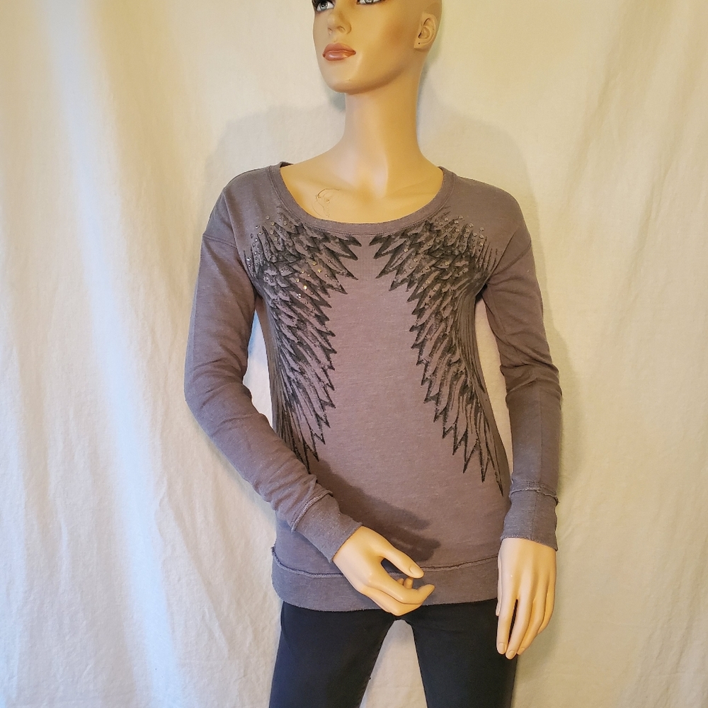 Rock & Republic Angel Wing Sweatshirt